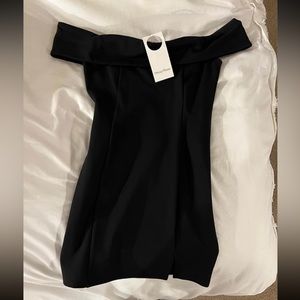 Black cocktail dress